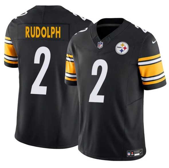 Men & Women & Youth Pittsburgh Steelers #2 Mason Rudolph Black 2025 F.U.S.E. Vapor Untouchable Limited Stitched Jersey->new york jets->NFL Jersey